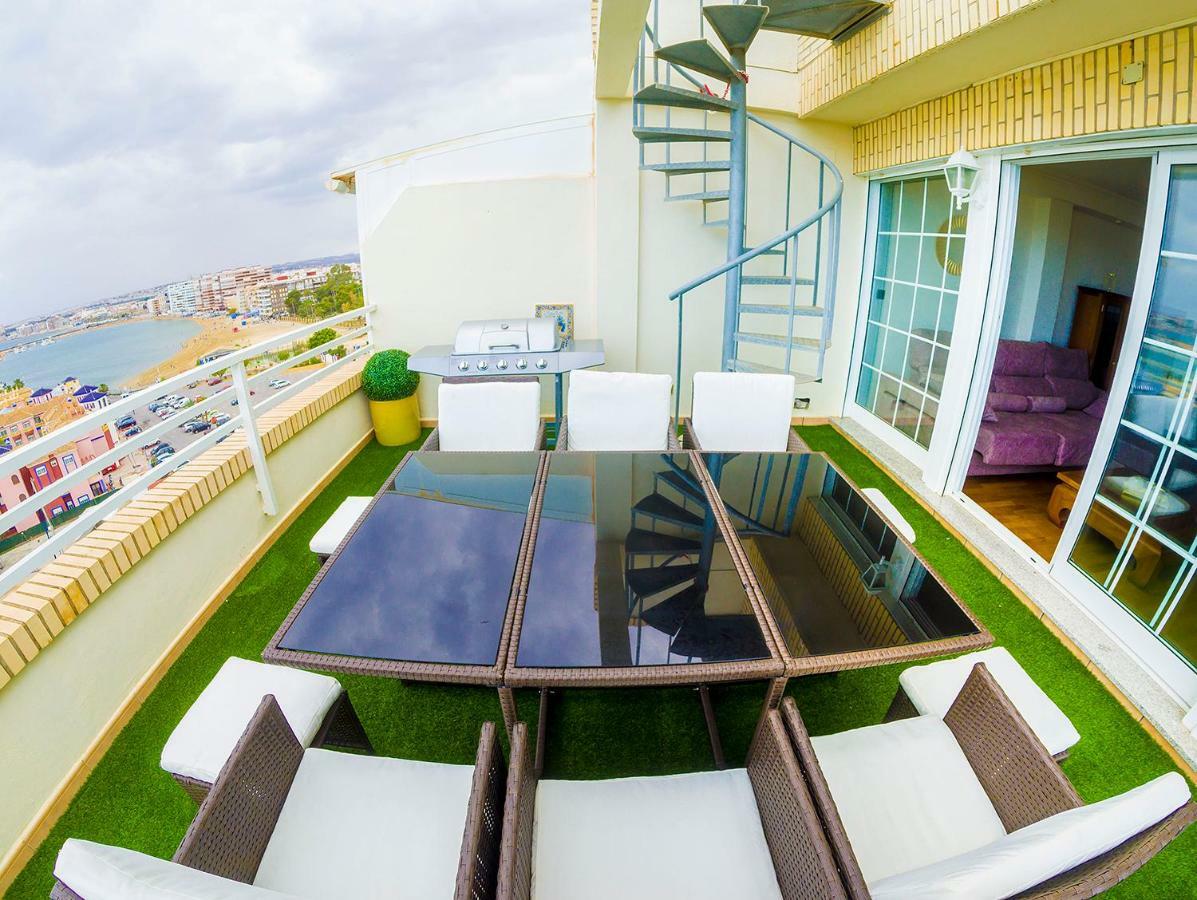 Torrevieja Experience Atico 1ª Lineaアパートメント エクステリア 写真